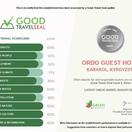 Ordo Hotel Hostel Karakol Buitenkant foto